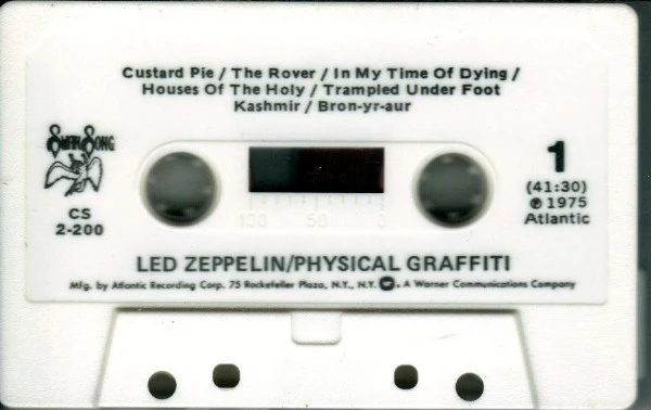 Led Zeppelin - Physical Graffiti (Cass, Album, RE) (Very Good Plus (VG+)) - Image 2