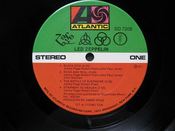 Led Zeppelin - Untitled (LP, Album, Col) (Near Mint (NM or M-)) - Image 5