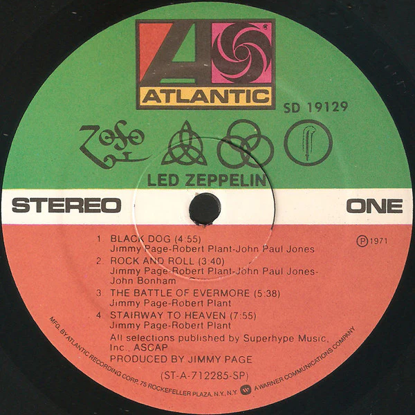 Led Zeppelin - Untitled (LP, Album, RE, SP ) (Very Good Plus (VG+)) - Image 5