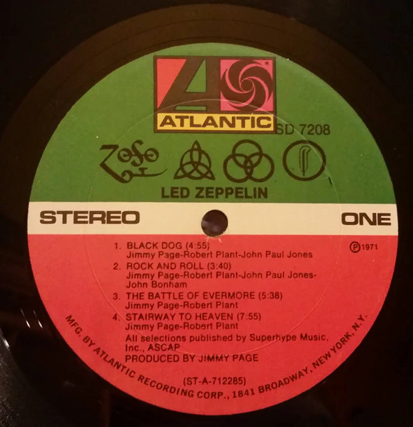 Led Zeppelin - Untitled (LP, Album, Spe) (Very Good Plus (VG+)) - Image 4