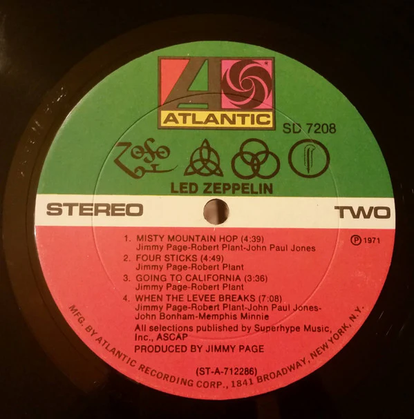 Led Zeppelin - Untitled (LP, Album, Spe) (Very Good Plus (VG+)) - Image 5
