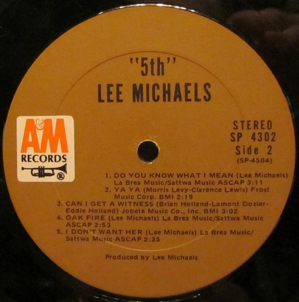 Lee Michaels - 5th (LP, Album, Ter) (Very Good Plus (VG+)) - Image 5