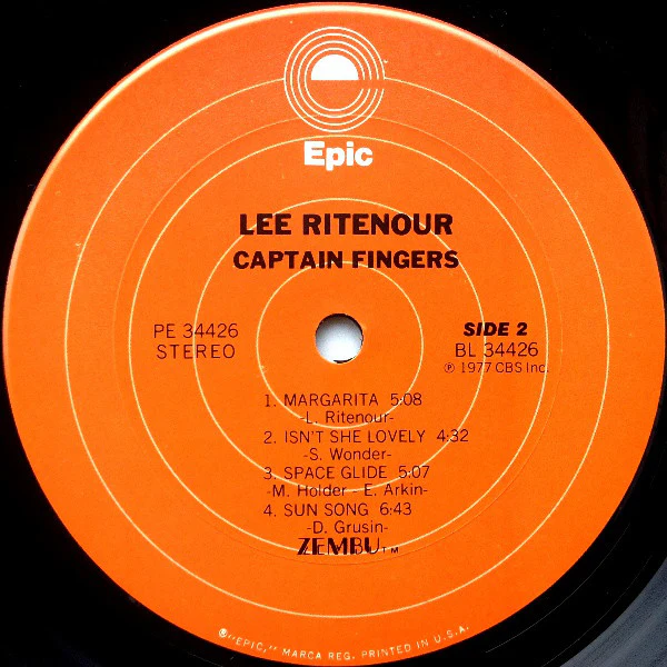 Lee Ritenour - Captain Fingers (LP, Album) (Very Good Plus (VG+)) - Image 4