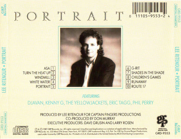 Lee Ritenour - Portrait (CD, Album, RP) (Very Good Plus (VG+)) - Image 2