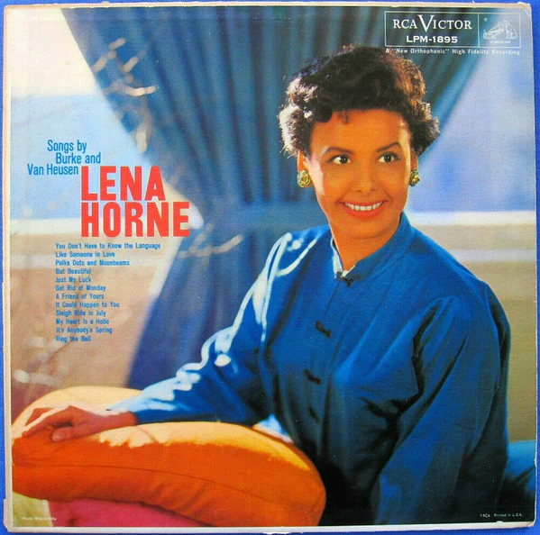Lena Horne - Songs By Burke And Van Heusen (LP) (Very Good Plus (VG+))