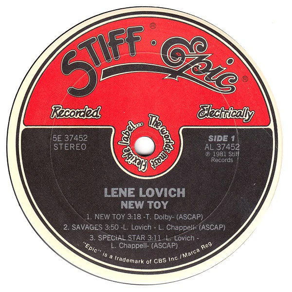 Lene Lovich - New Toy (12", MiniAlbum) (Very Good Plus (VG+)) - Image 3
