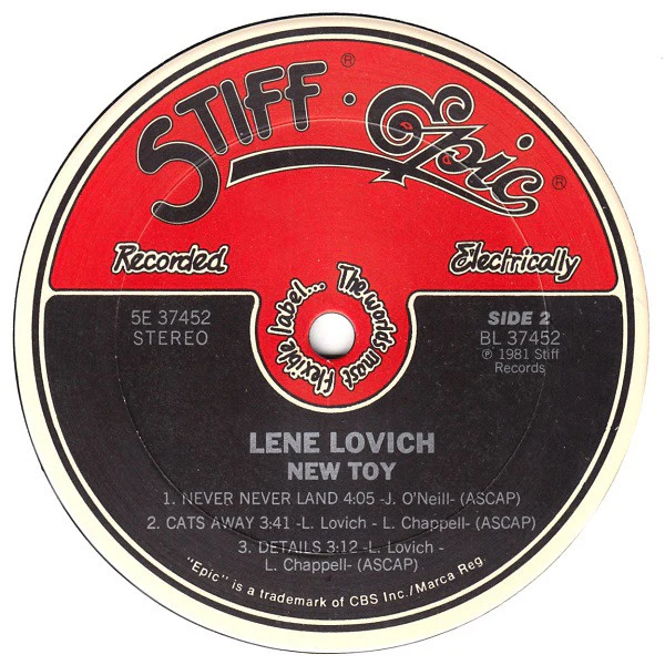 Lene Lovich - New Toy (12", MiniAlbum) (Very Good Plus (VG+)) - Image 4
