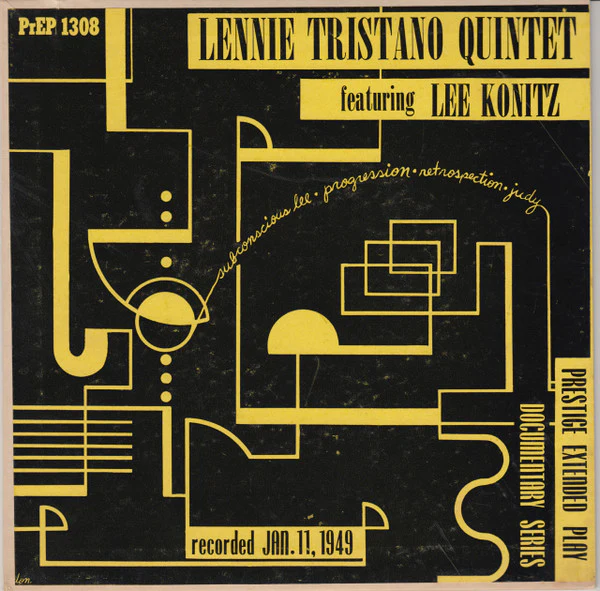 Lennie Tristano Quintet with Lee Konitz - Lennie Tristano Quintet (7", EP) (Very Good Plus (VG+))