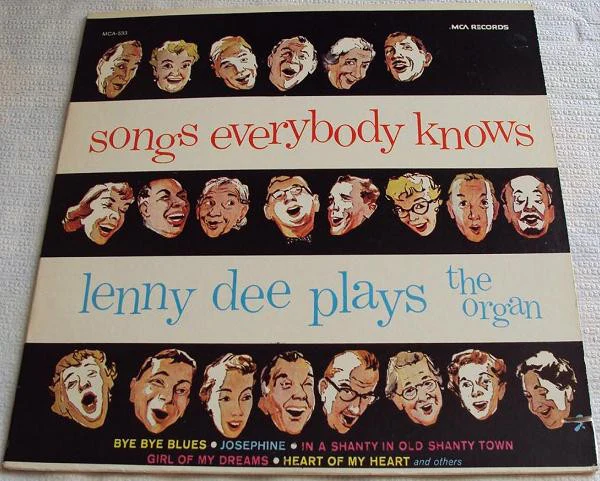 Lenny Dee - Songs Everybody Knows (LP, Album, RE) (Very Good Plus (VG+))