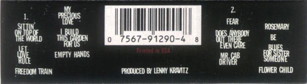 Lenny Kravitz - Let Love Rule (Cass, Album, SR,) (Very Good Plus (VG+)) - Image 4