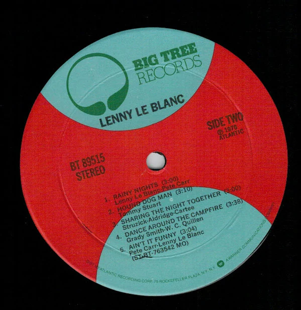 Lenny LeBlanc - Lenny LeBlanc (LP, Mon) (Very Good Plus (VG+)) - Image 4
