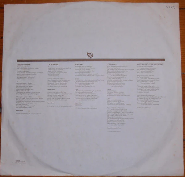 Lenny LeBlanc - Lenny LeBlanc (LP, Mon) (Very Good Plus (VG+)) - Image 5