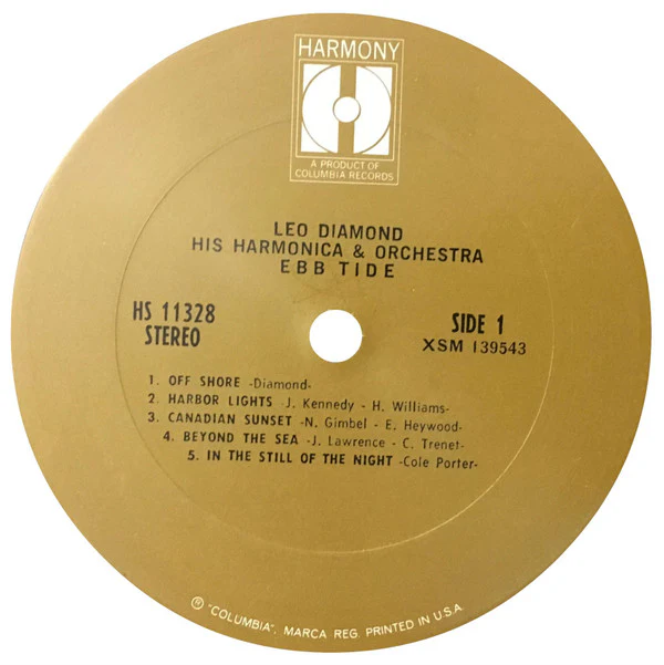 Leo Diamond - Leo Diamond And His Orchestra - Ebb Tide (LP, Album, RE) (Very Good Plus (VG+)) - Image 3