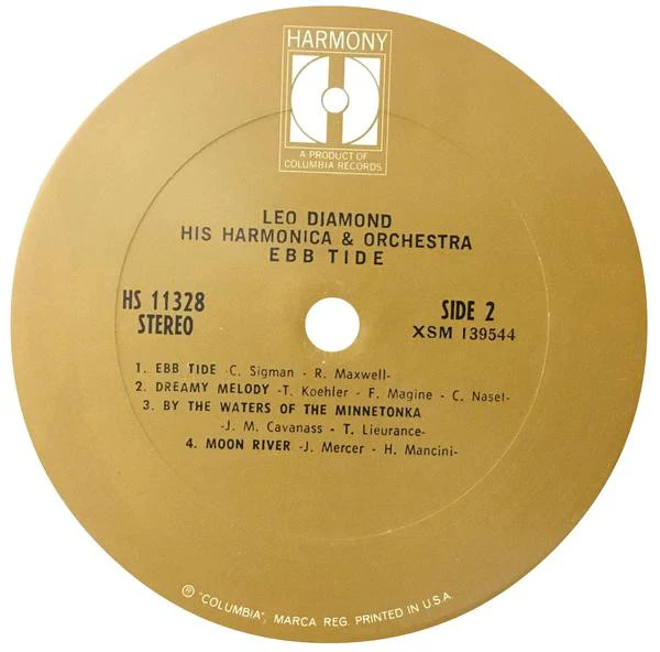 Leo Diamond - Leo Diamond And His Orchestra - Ebb Tide (LP, Album, RE) (Very Good Plus (VG+)) - Image 4