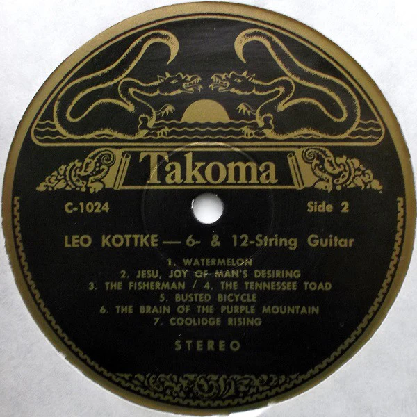 Leo Kottke - 6- And 12-String Guitar (LP, Album, RE, RP, Sma) (Very Good Plus (VG+)) - Image 4