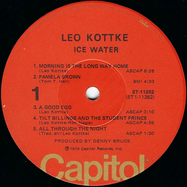 Leo Kottke - Ice Water (LP, Album, Win) (Very Good Plus (VG+)) - Image 3