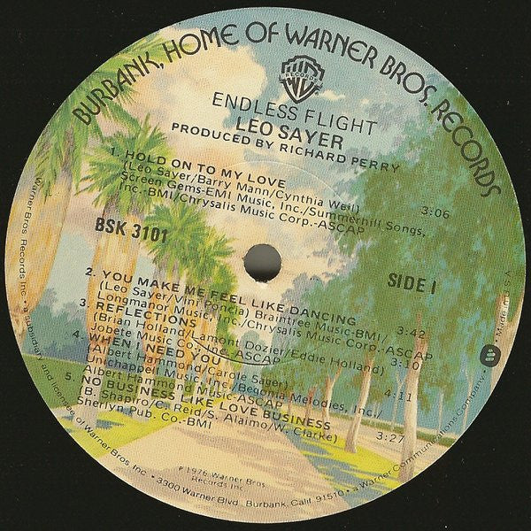 Leo Sayer - Endless Flight (LP, Album, RE, Win) (Very Good Plus (VG+)) - Image 2