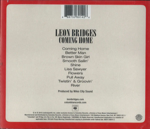 Leon Bridges - Coming Home (CD, Album) (Mint (M)) - Image 2