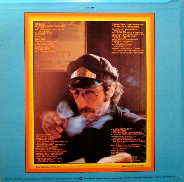 Leon Redbone - On The Track (LP, Album, Win) (Near Mint (NM or M-)) - Image 2