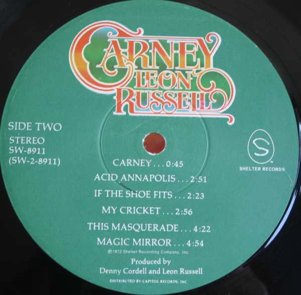 Leon Russell - Carney (LP, Album, Win) (Very Good Plus (VG+)) - Image 4