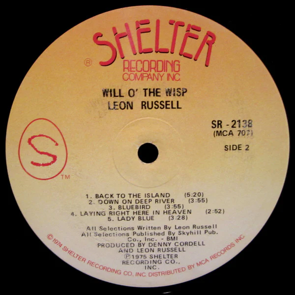 Leon Russell - Will O' The Wisp (LP, Album, Glo) (Very Good Plus (VG+)) - Image 5