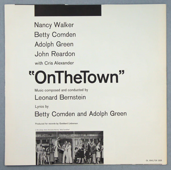 Leonard Bernstein , Lyrics By Betty Comden And Adolph Green - "On The Town" (LP, Ter) (Very Good (VG)) - Image 5