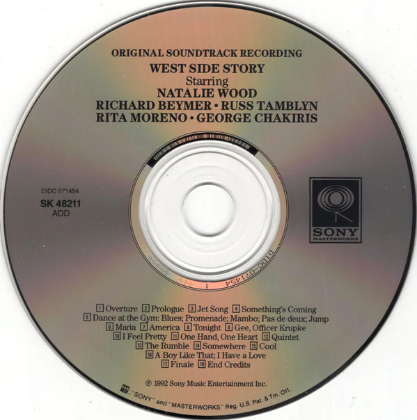 Leonard Bernstein - West Side Story (The Original Sound Track Recording) (CD, Album, RE, RM) (Mint (M)) - Image 4