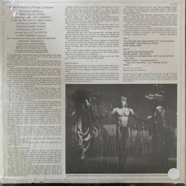 Leonard Rosenman - A Man Called Horse (Original Soundtrack Recording) (LP, Album, Pit) (Very Good Plus (VG+)) - Image 2