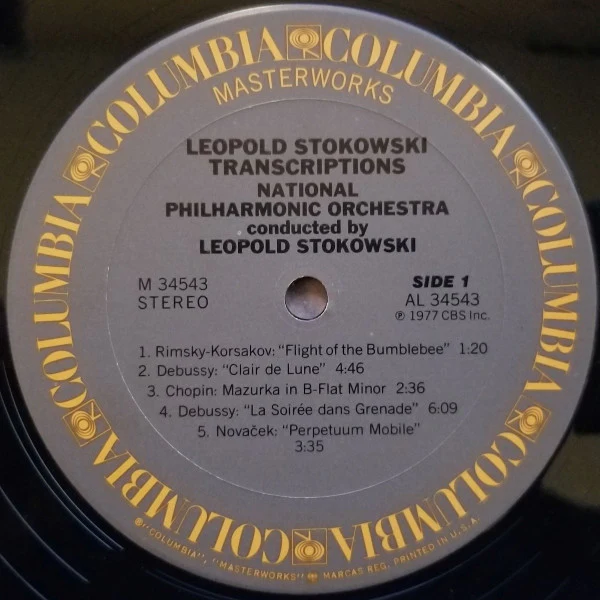 Leopold Stokowski, National Philharmonic Orchestra - His Great Transcriptions For Orchestra (LP) (Near Mint (NM or M-)) - Image 3