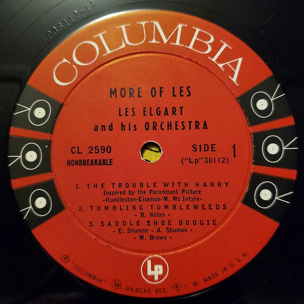 Les Elgart And His Orchestra - More Of Les (10") (Very Good Plus (VG+)) - Image 3