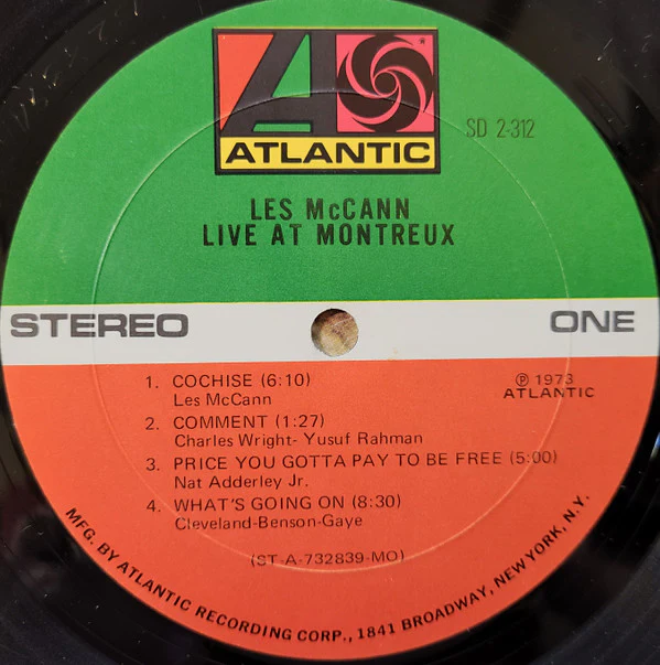 Les McCann - Live At Montreux (2xLP, MO ) (Very Good (VG)) - Image 5