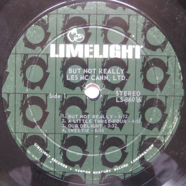 Les McCann Ltd. - But Not Really (LP, Album, Gat) (Very Good (VG)) - Image 3