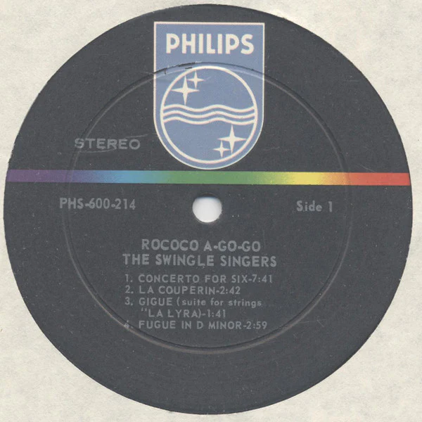 Les Swingle Singers - Rococo Á Go Go (LP, Album) (Very Good Plus (VG+)) - Image 2