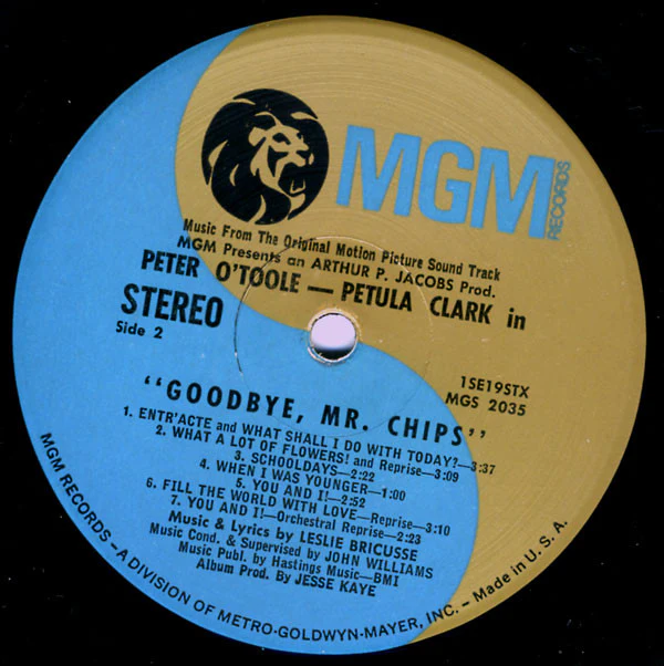 Leslie Bricusse, Peter O'Toole - Goodbye, Mr. Chips (LP, Album) (Very Good Plus (VG+)) - Image 4