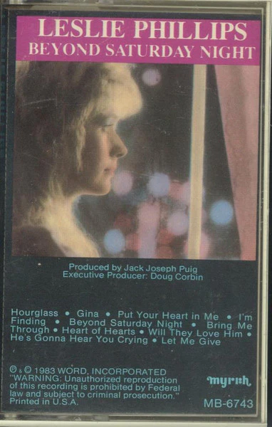 Leslie Phillips - Beyond Saturday Night (Cass, Album) (Near Mint (NM or M-))
