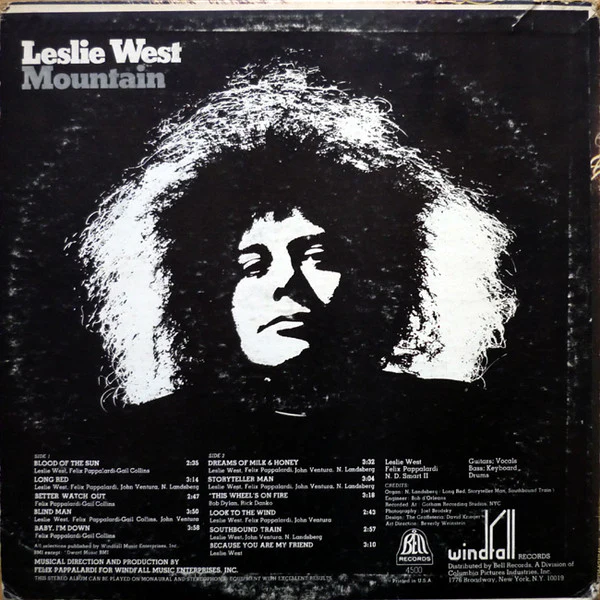 Leslie West - Mountain (LP, Album, Bes) (Very Good (VG)) - Image 2