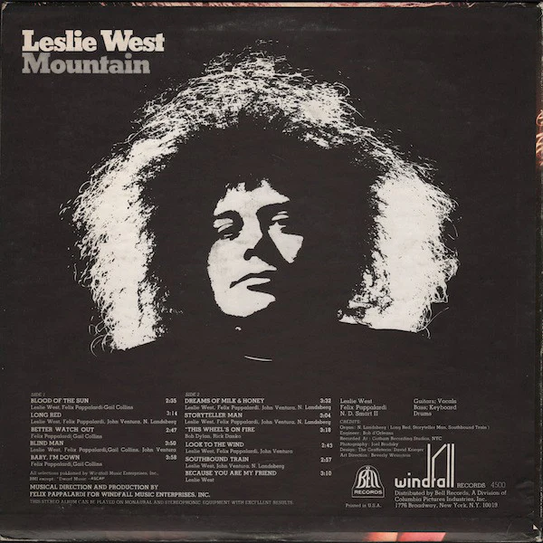 Leslie West - Mountain (LP, Album, Mon) (Very Good (VG)) - Image 2