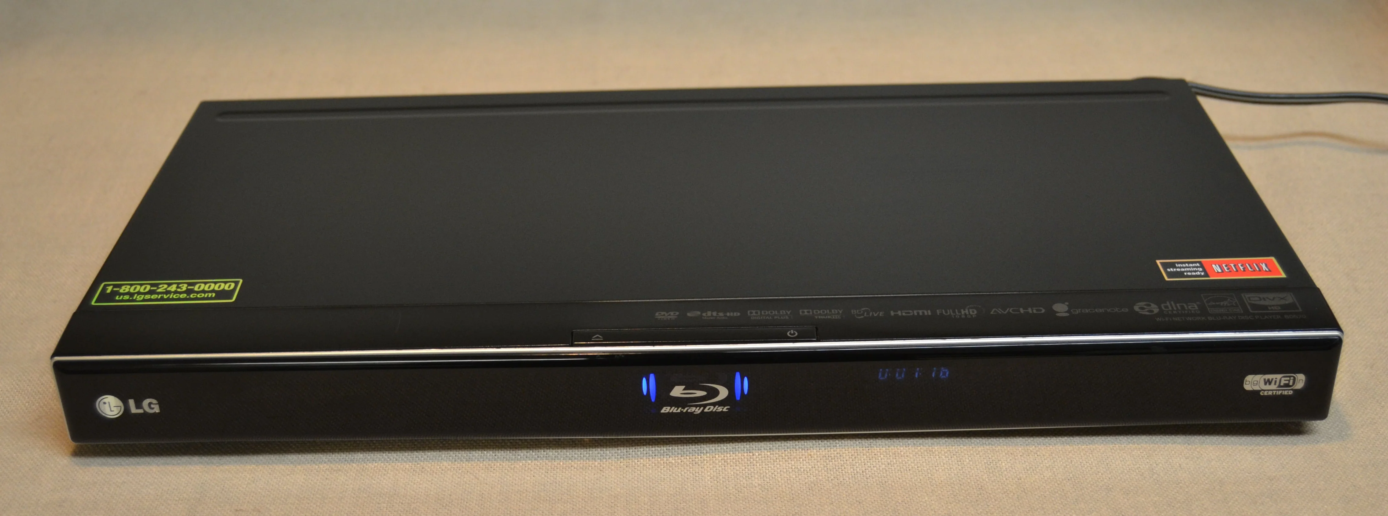 LG BD-570 Blu-Ray Single Player
