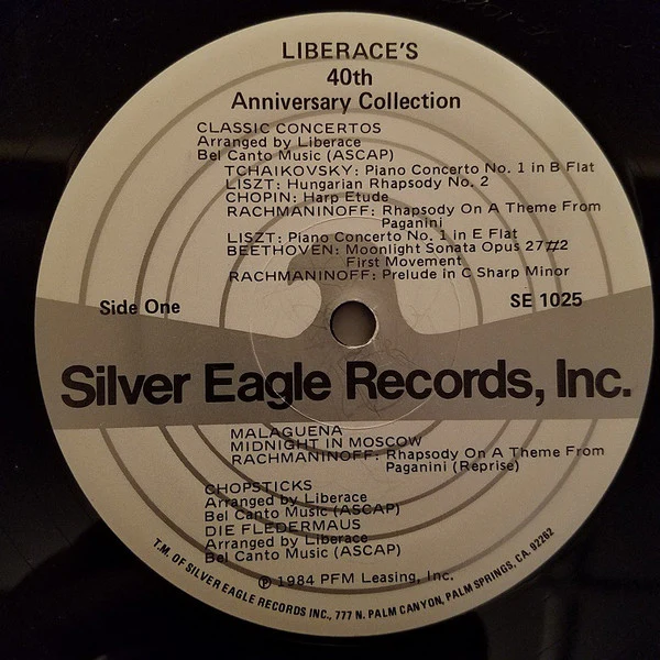 Liberace Live With The London Philharmonic Orchestra - 40th Anniversary (2xLP) (Mint (M)) SEALED NEW OLD STOCK - Image 3