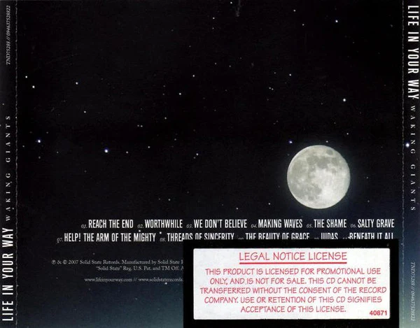 Life In Your Way - Waking Giants (CD, Album) (Near Mint (NM or M-)) - Image 2