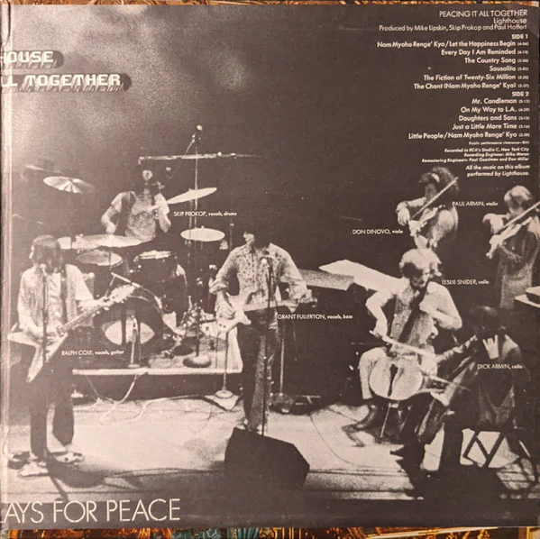 Lighthouse - Peacing It All Together (LP, Album) (Near Mint (NM or M-)) - Image 5