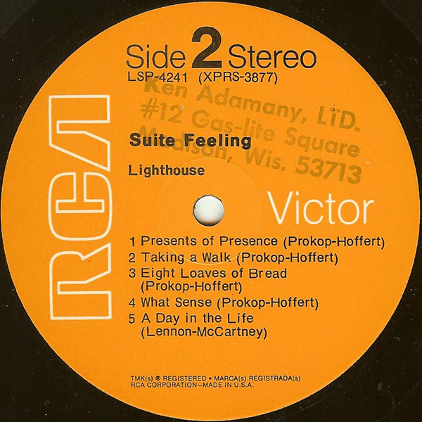 Lighthouse - Suite Feeling (LP, Album, Roc) (Near Mint (NM or M-)) - Image 4