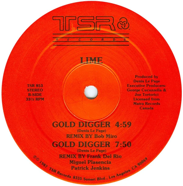 Lime  - Gold Digger (12") (Near Mint (NM or M-)) - Image 4