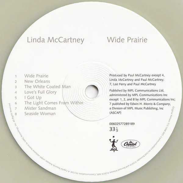 Linda McCartney - Wide Prairie (LP, Album, Ltd, RM, Mil) (Mint (M)) - Image 3