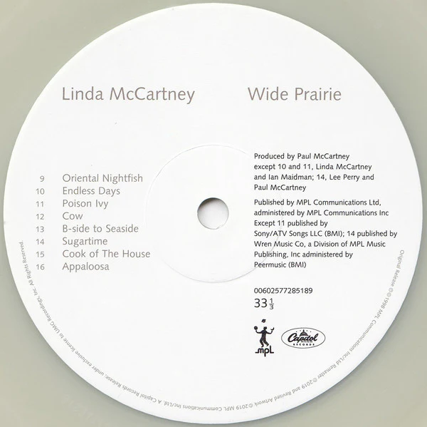 Linda McCartney - Wide Prairie (LP, Album, Ltd, RM, Mil) (Mint (M)) - Image 4
