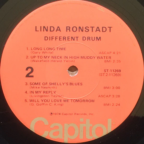 Linda Ronstadt - Different Drum (LP, Comp, Los) (Very Good Plus (VG+)) - Image 4