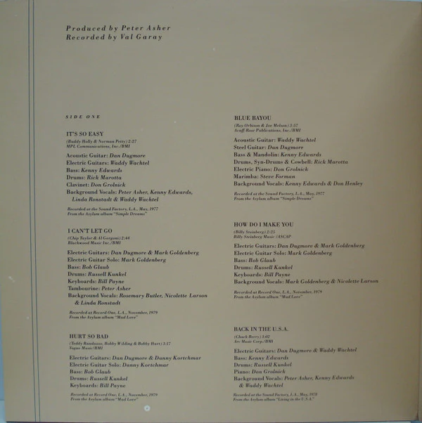 Linda Ronstadt - Greatest Hits Volume Two (LP, Comp, Club, Col) (Very Good Plus (VG+)) - Image 2