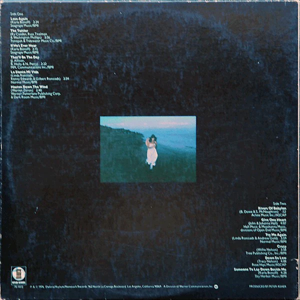 Linda Ronstadt - Hasten Down The Wind (LP, Album, SP ) (Very Good Plus (VG+)) - Image 3