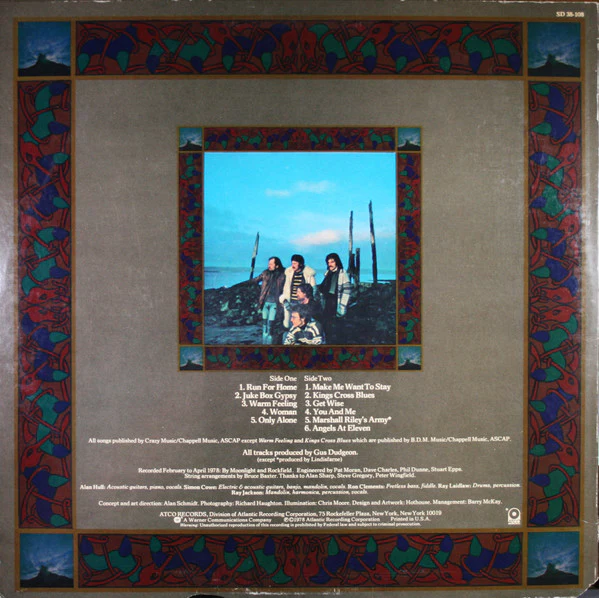 Lindisfarne - Back And Fourth (LP, Album, Pre) (Very Good Plus (VG+)) - Image 2