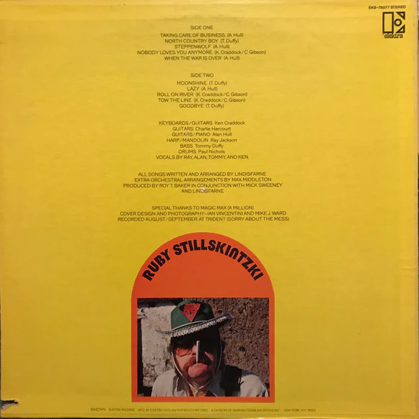 Lindisfarne - Roll On, Ruby (LP, Album) (Near Mint (NM or M-)) - Image 2